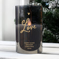 Personalised Love Smoked Glass LED Candle from Heartfelt Gifts