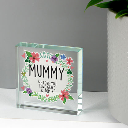 Personalised Floral Crystal Token - image 5