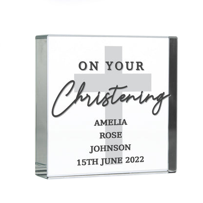 Personalised On Your Christening Crystal Token - image 3