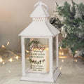 Personalised In Loving Memory White Lantern from Heartfelt Gifts