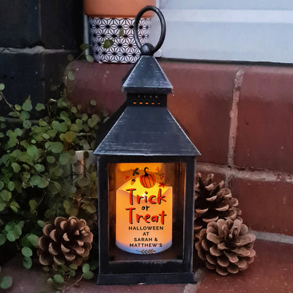 Personalised Trick or Treat Lantern from Heartfelt Gifts