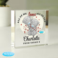 Personalised Me to You Love Heart Crystal Token from Heartfelt Gifts