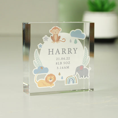 Personalised Safari Animals Crystal Token - image 6