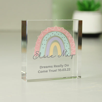 Personalised Rainbow Crystal Token - image 3