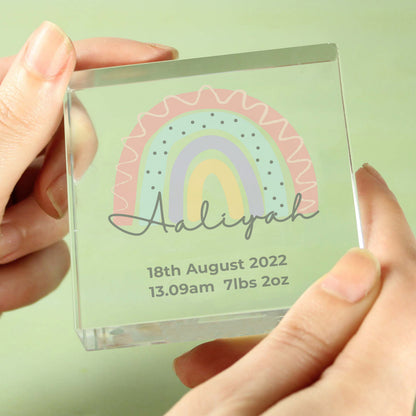Personalised Rainbow Crystal Token - image 4