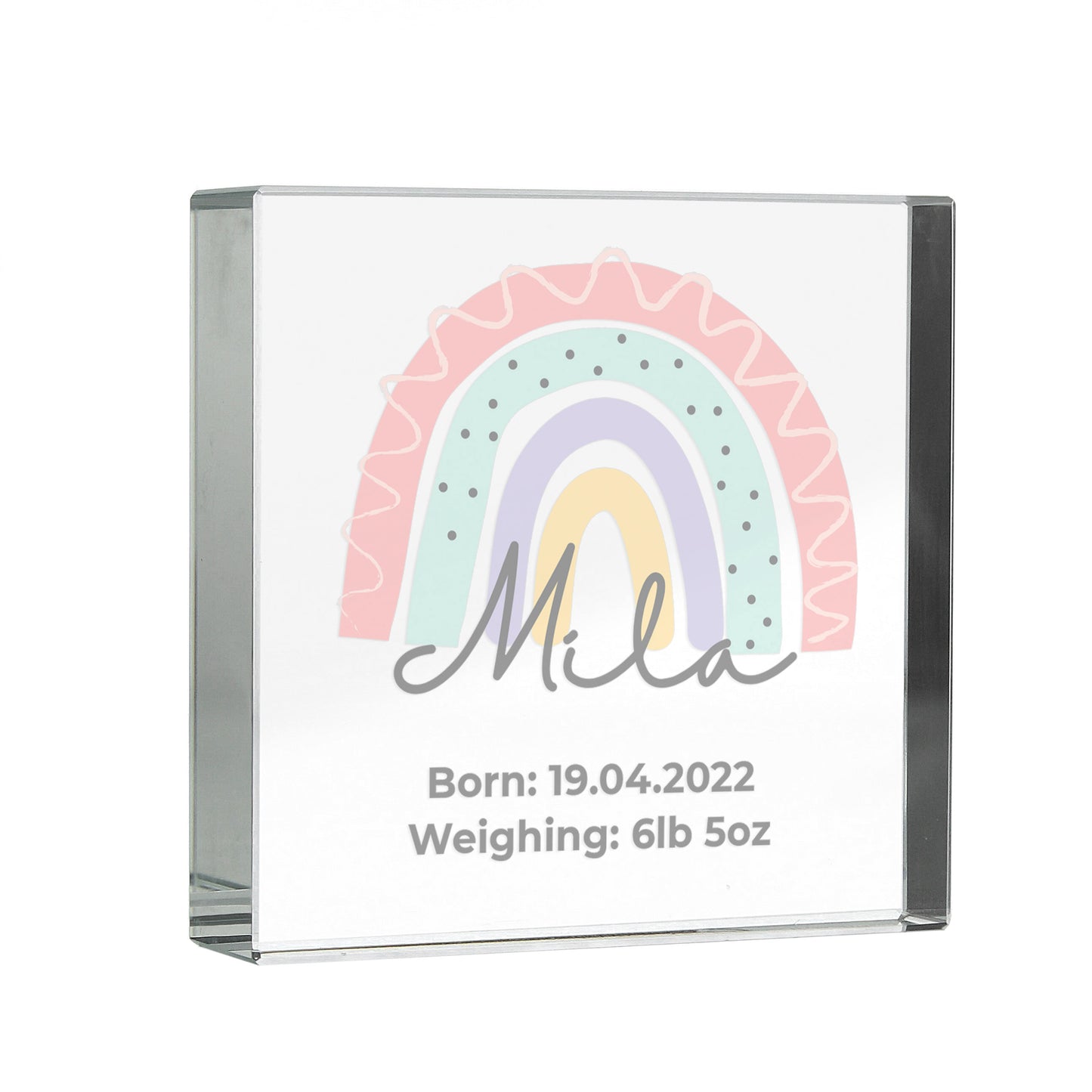 Personalised Rainbow Crystal Token - image 5