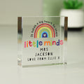 Personalised Shape Little Minds Crystal Token from Heartfelt Gifts