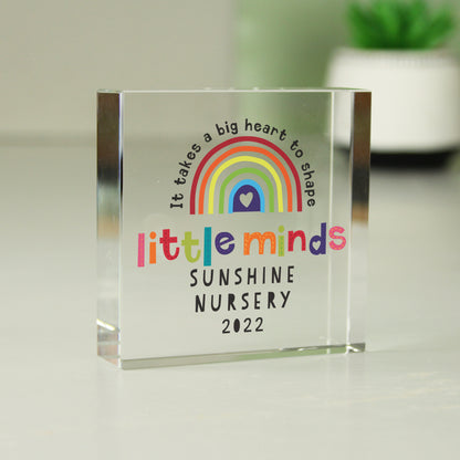 Personalised Shape Little Minds Crystal Token - image 3