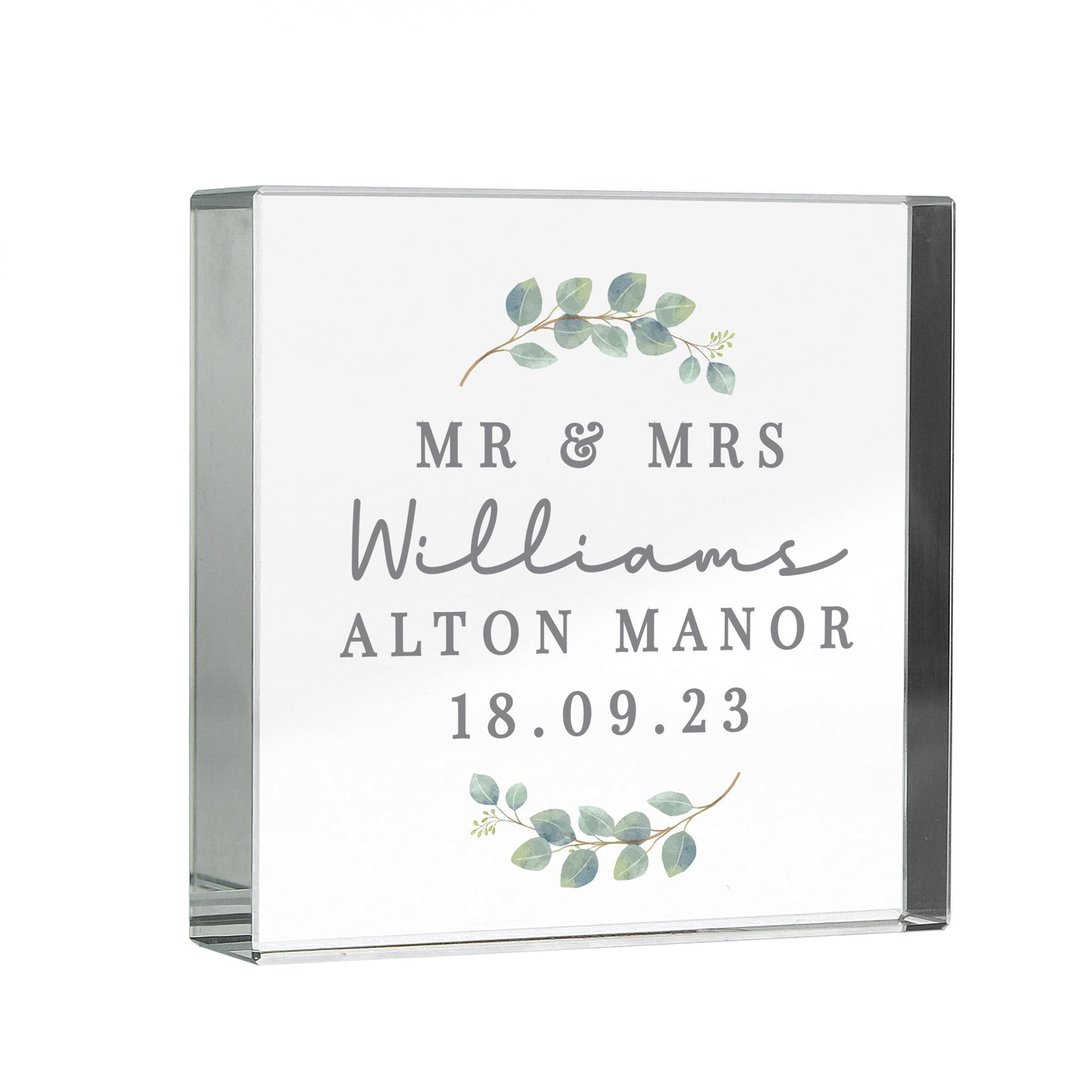 Personalised Botanical Crystal Token - image 5
