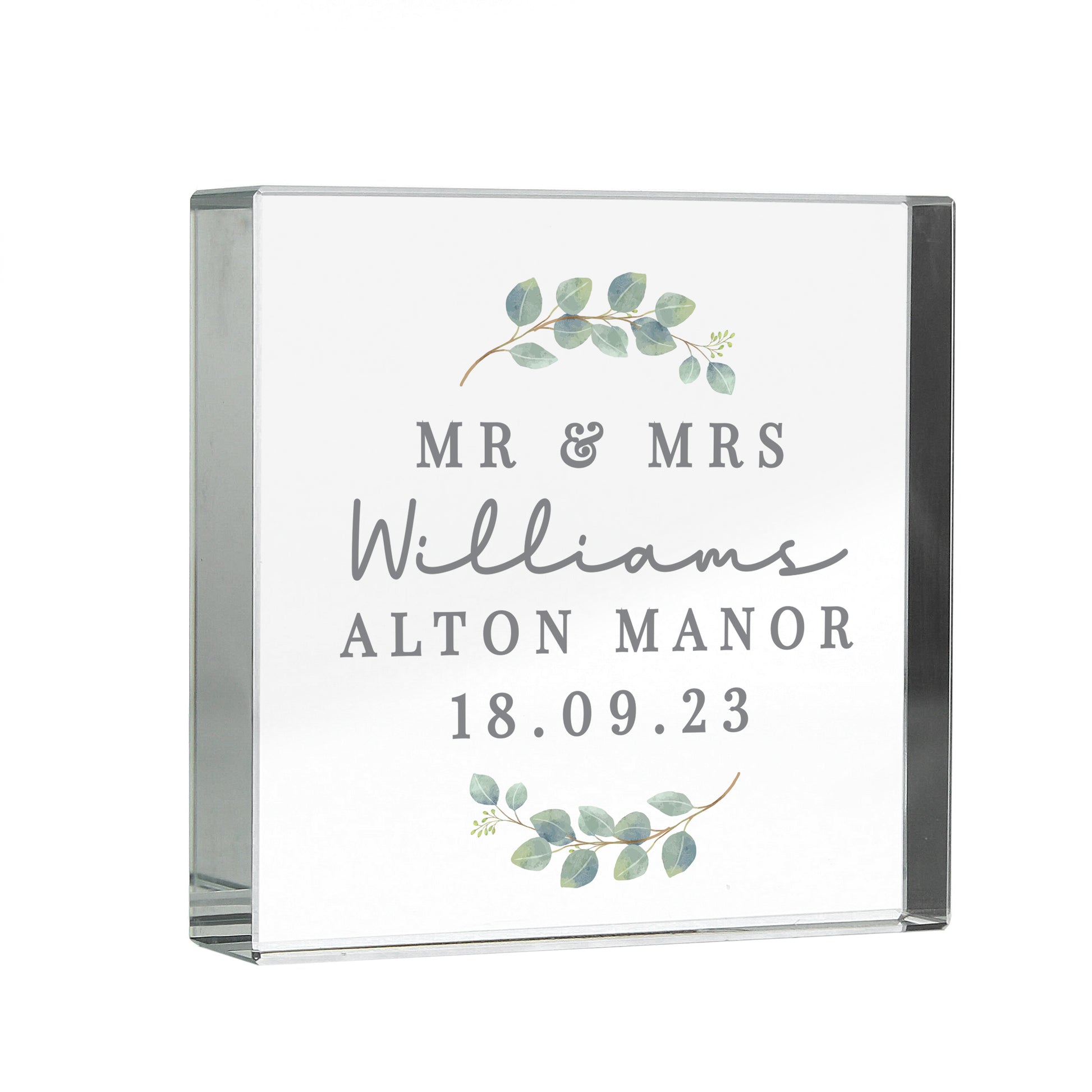 Personalised Botanical Crystal Token - image 5