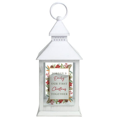 Personalised Christmas White LED Lantern - image 5