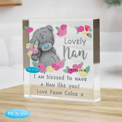 Personalised Me to You Lovely Mum Crystal Token - image 3