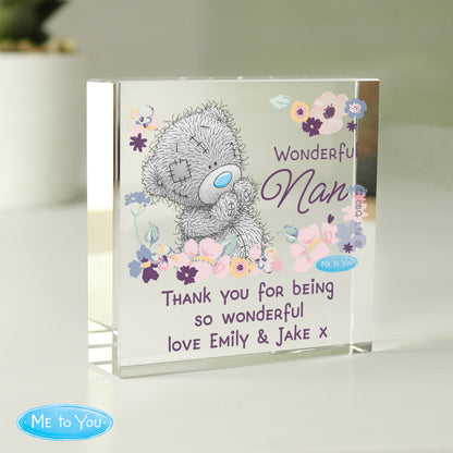 Personalised Me to You Wonderful Nan Crystal Token from Heartfelt Gifts