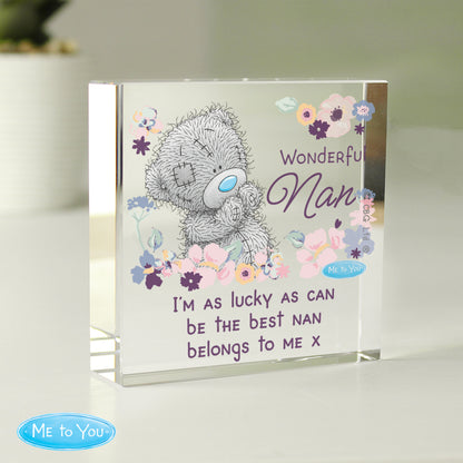 Personalised Me to You Wonderful Nan Crystal Token - image 2