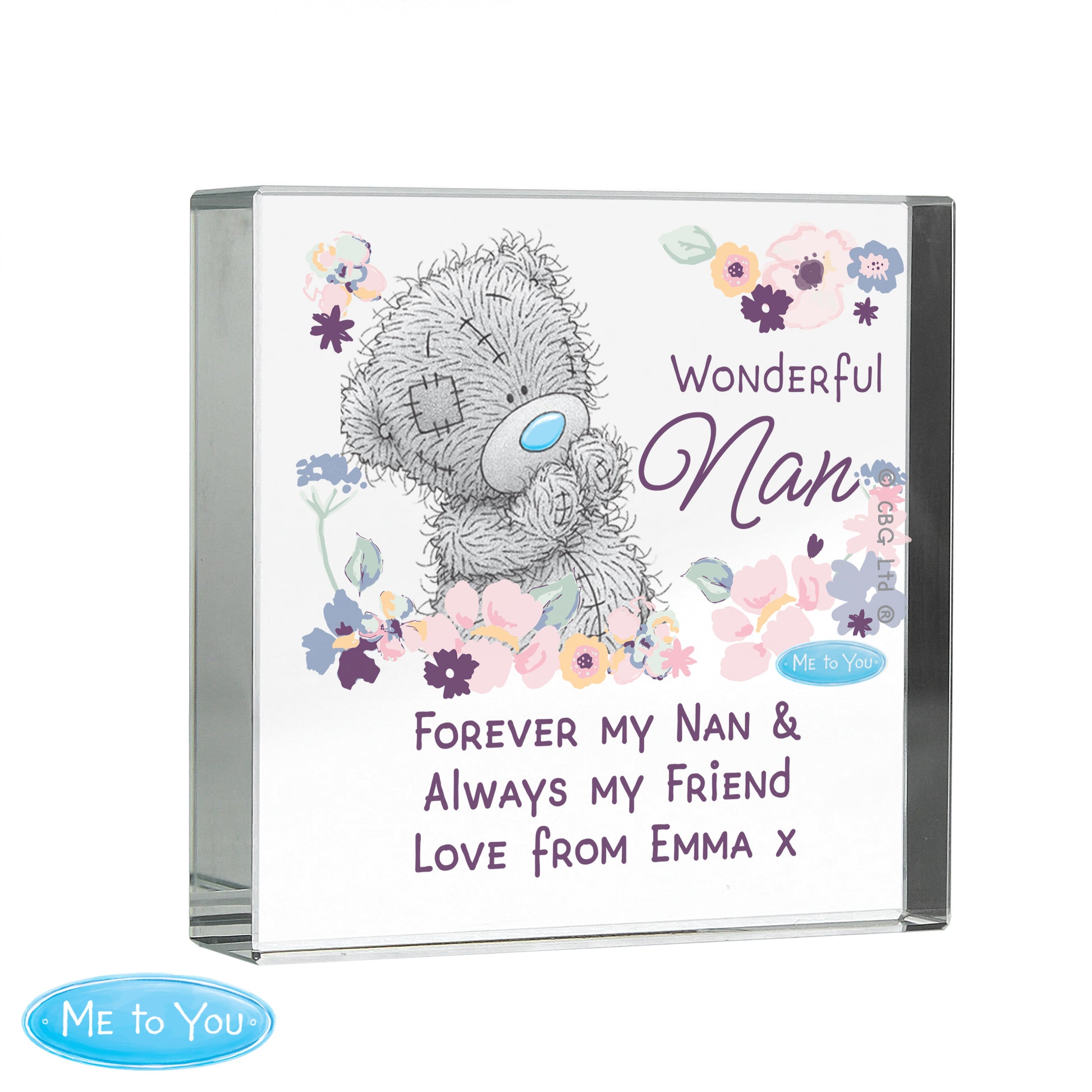 Personalised Me to You Wonderful Nan Crystal Token - image 5