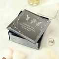 Personalised Floral Diamante Mirrored Trinket Box from Heartfelt Gifts