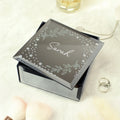 Personalised Botanical Diamante Mirrored Trinket Box from Heartfelt Gifts