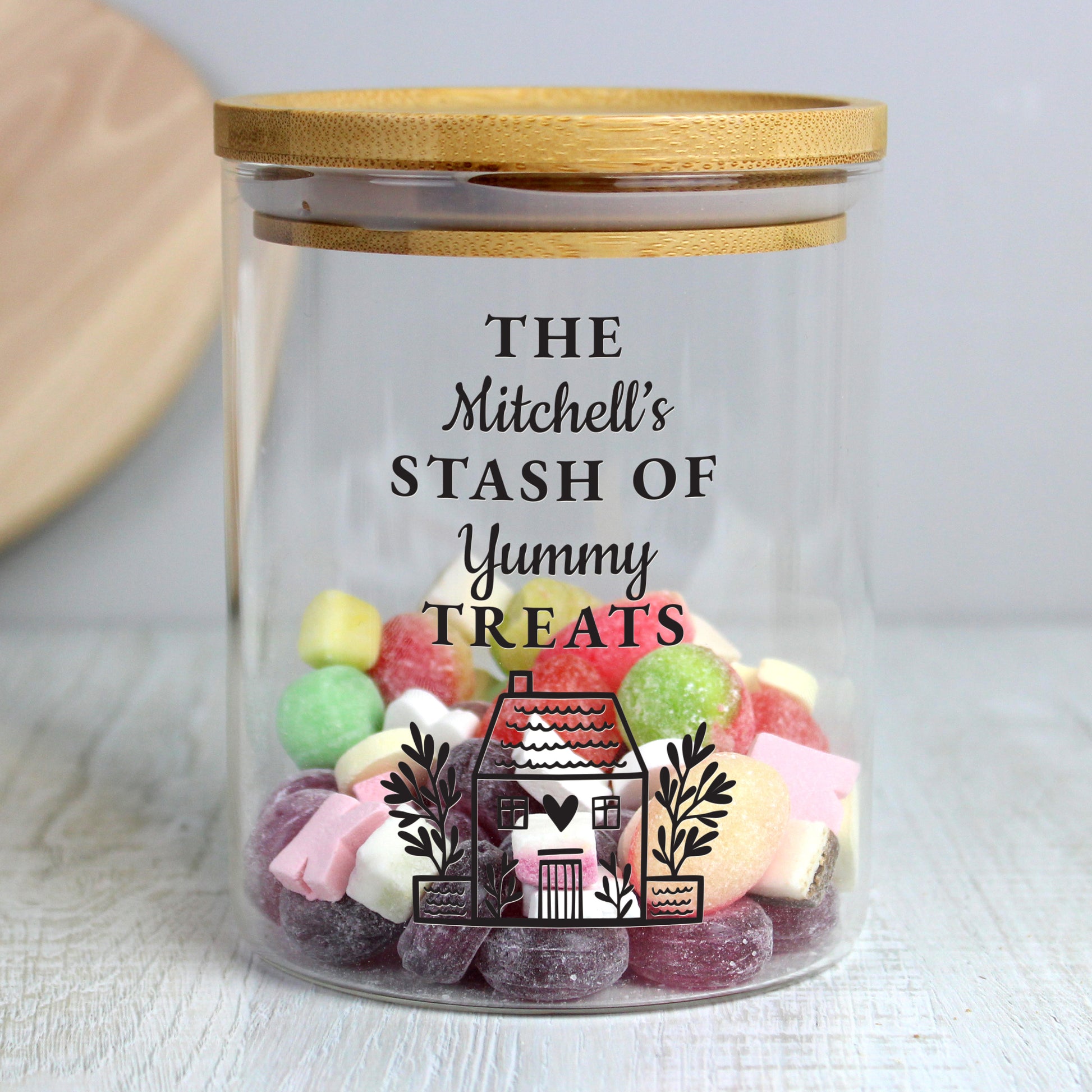 Personalised Home Glass Storage Jar - image 2