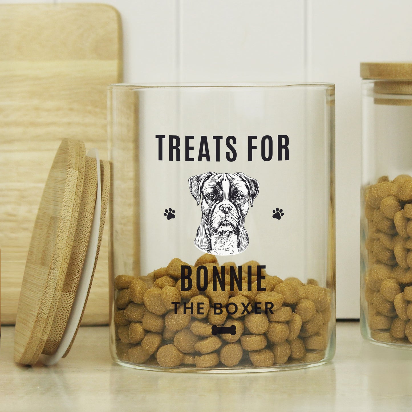 Personalised Dog Breed Glass Treat Jar - image 4