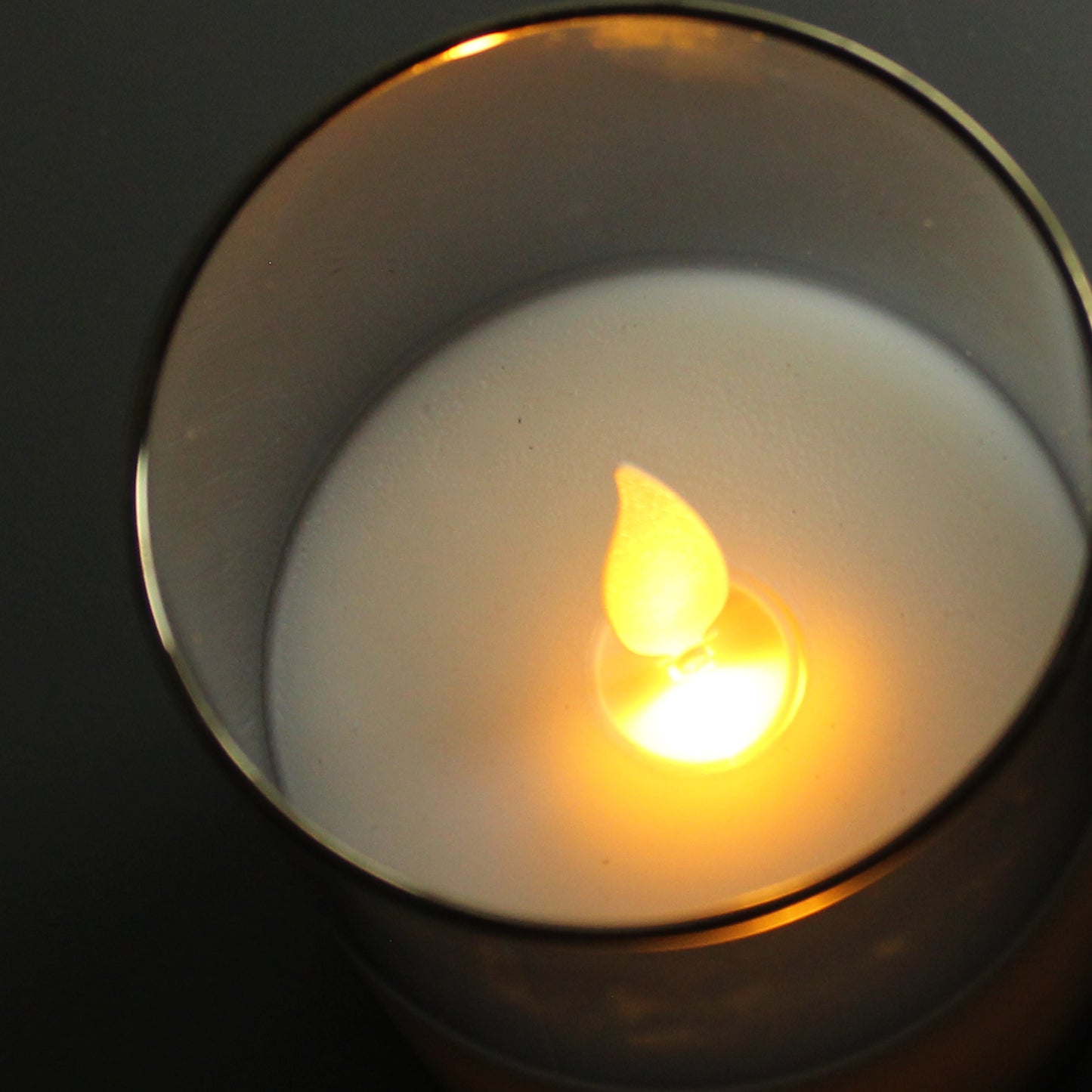 Personalised Life & Love Memorial Smoked LED Candle - image 6