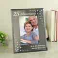 Personalised Anniversary 6x4 Diamante Glass Photo Frame from Heartfelt Gifts