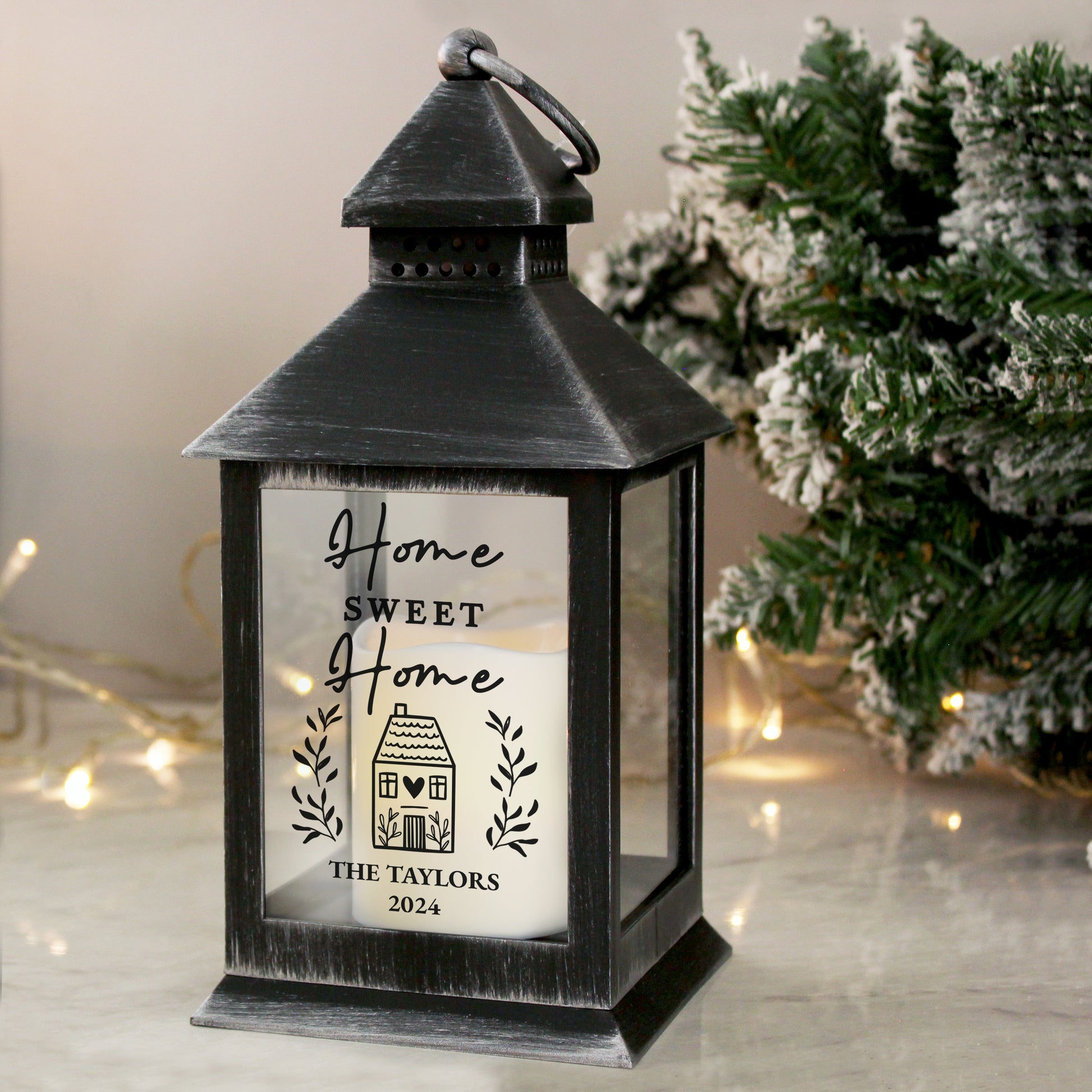 Personalised Home Black Lantern - image 2