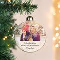 Personalised Message Photo Upload Glass Bauble from Heartfelt Gifts