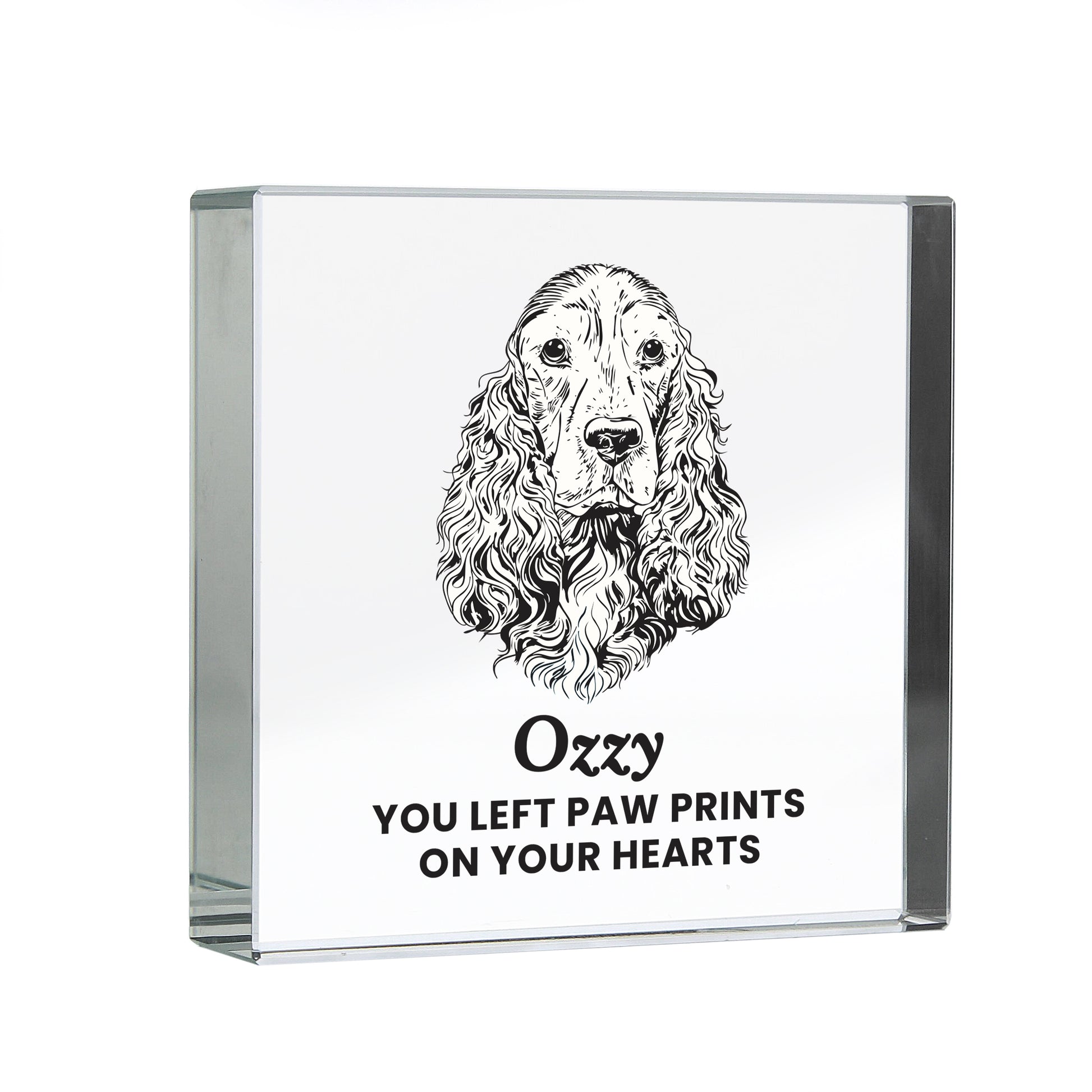 Personalised Dog Breed Small Crystal Ornament - image 5