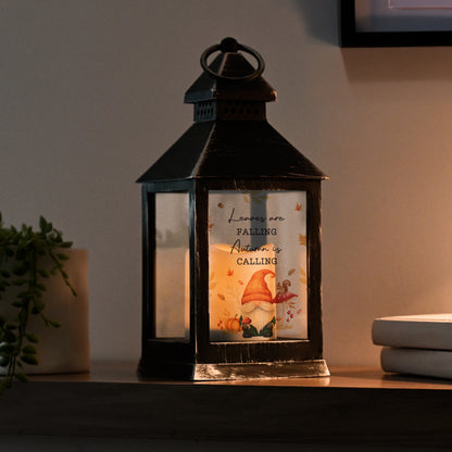 Personalised Autumn Gonk LED Lantern – Seasonal Glowing Home Gift - image 2