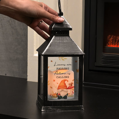 Personalised Autumn Gonk LED Lantern – Seasonal Glowing Home Gift - image 3