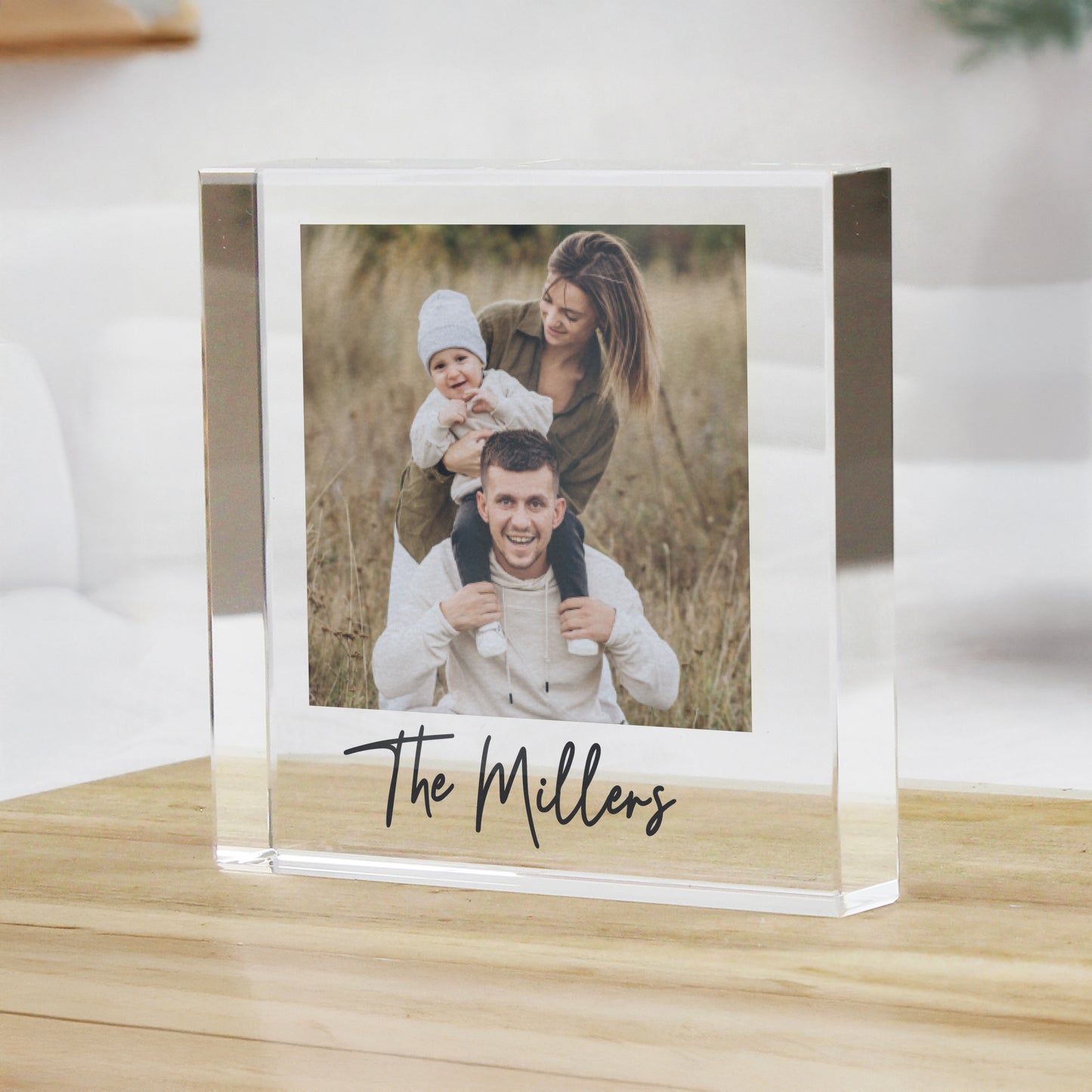 Personalised Photo Upload Small Glass Ornament – Birthday Christmas Keepsake - image 3