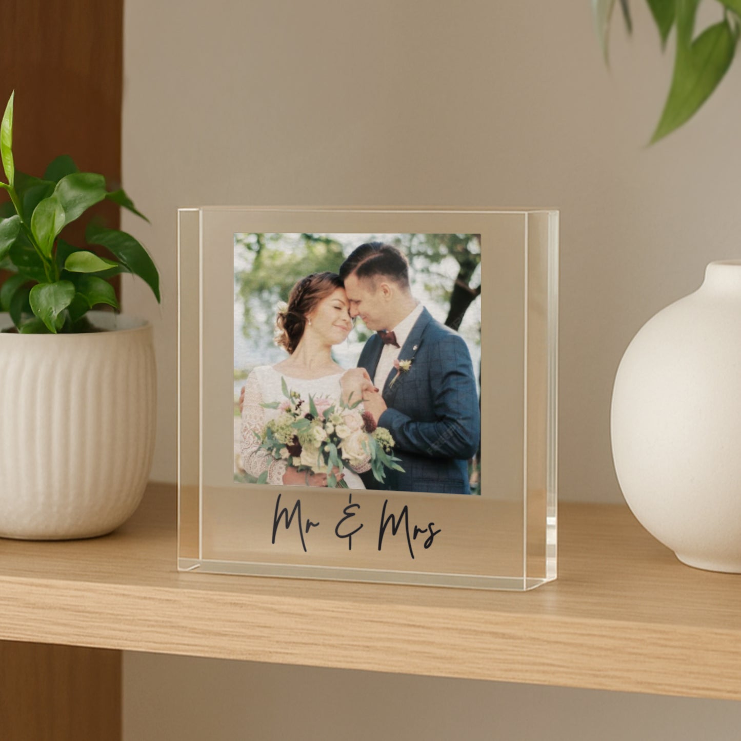 Personalised Photo Upload Small Glass Ornament – Birthday Christmas Keepsake - image 4