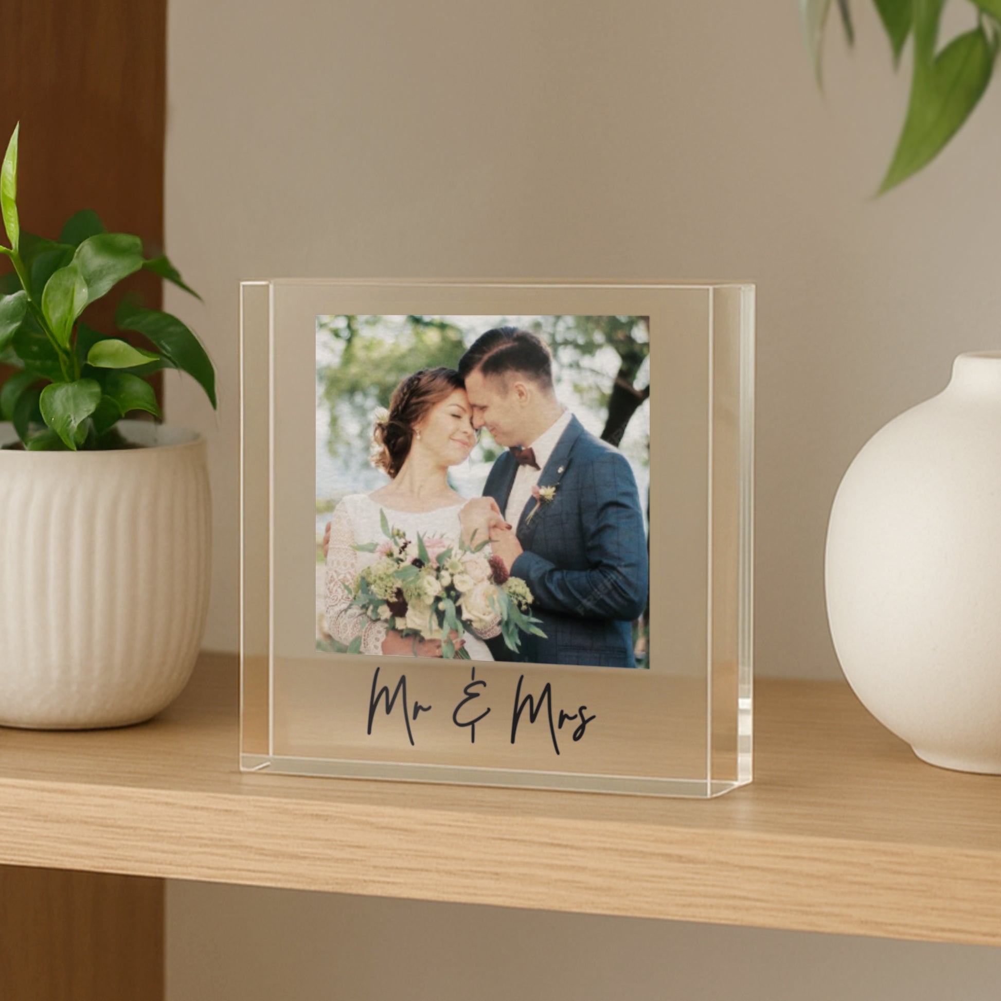 Personalised Photo Upload Small Glass Ornament – Birthday Christmas Keepsake - image 4