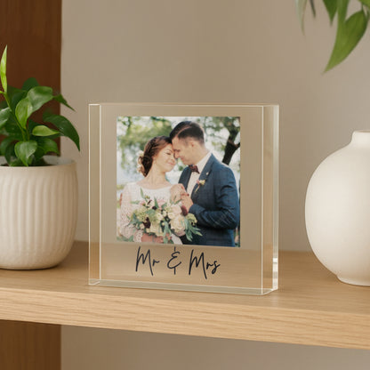 Personalised Photo Upload Small Glass Ornament – Birthday Christmas Keepsake - image 4