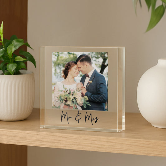 Personalised Photo Upload Small Glass Ornament – Birthday Christmas Keepsake - image 4