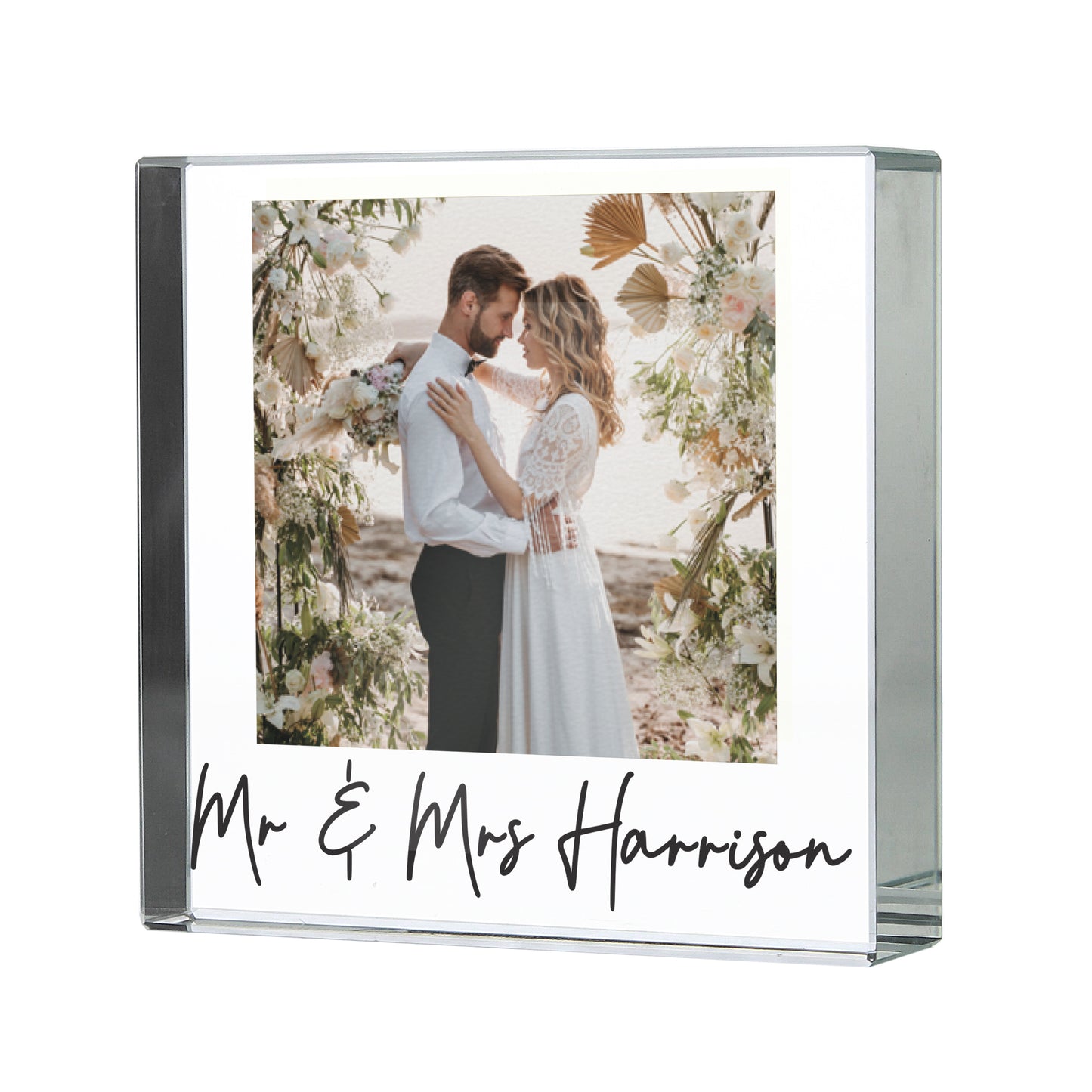 Personalised Photo Upload Small Glass Ornament – Birthday Christmas Keepsake - image 5