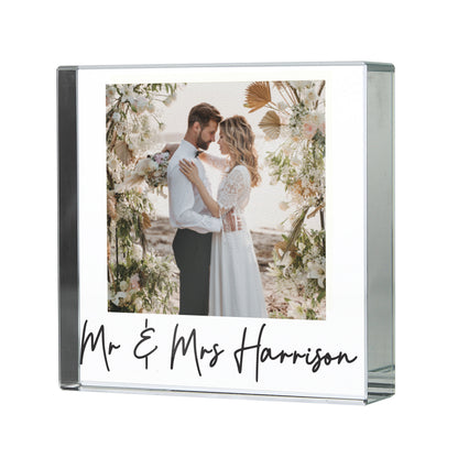 Personalised Photo Upload Small Glass Ornament – Birthday Christmas Keepsake - image 5