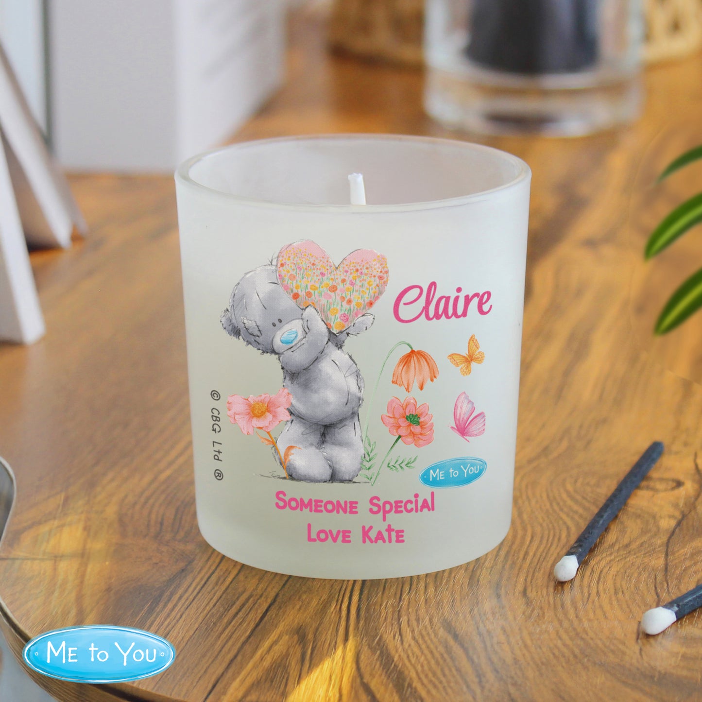 Personalised Me to You Flowery Jar Candle – Tatty Teddy Gift - image 2