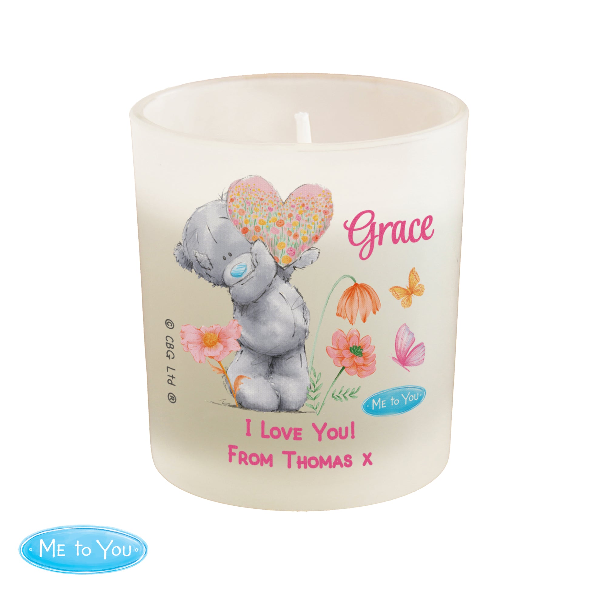 Personalised Me to You Flowery Jar Candle – Tatty Teddy Gift - image 5