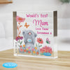 Personalised Me to You Flowery Glass Ornament – Tatty Teddy Keepsake Gift