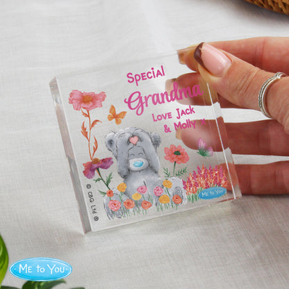 Personalised Me to You Flowery Glass Ornament – Tatty Teddy Keepsake Gift - image 3