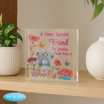 Personalised Me to You Flowery Glass Ornament – Tatty Teddy Keepsake Gift - image 4