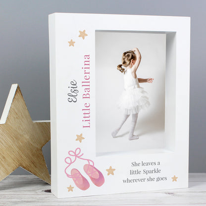 Personalised Swan Lake Ballet 5x7 Box Photo Frame from Heartfelt Gifts