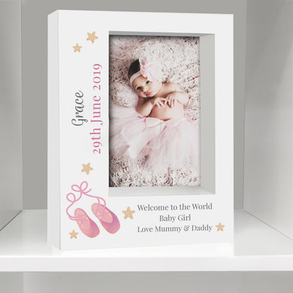Personalised Swan Lake Ballet 5x7 Box Photo Frame - image 3