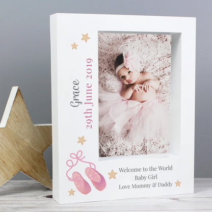 Personalised Swan Lake Ballet 5x7 Box Photo Frame - image 4