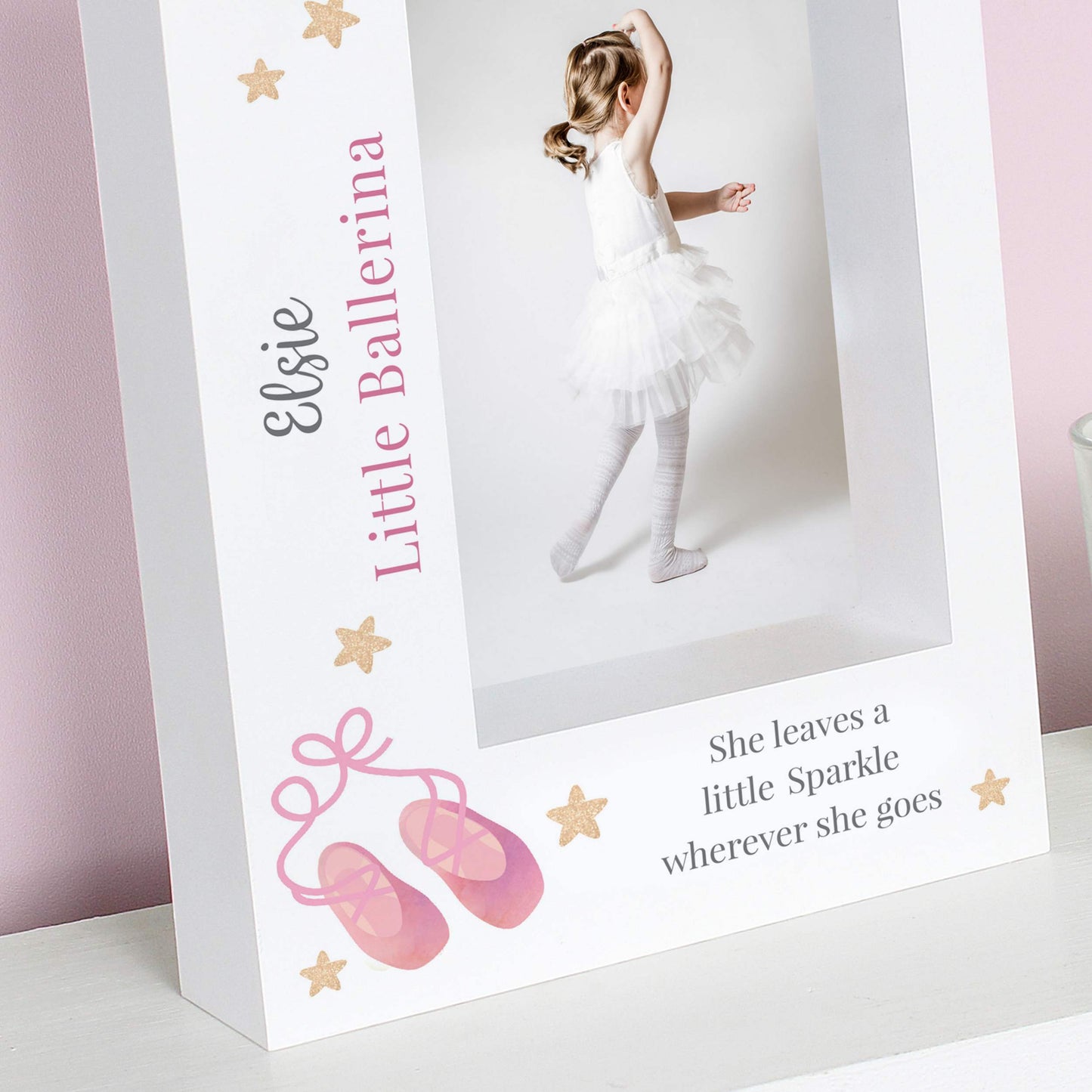 Personalised Swan Lake Ballet 5x7 Box Photo Frame - image 6