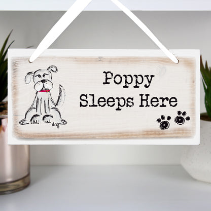 Personalised Dog Wooden Sign from Heartfelt Gifts