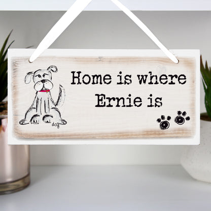 Personalised Dog Wooden Sign - image 3