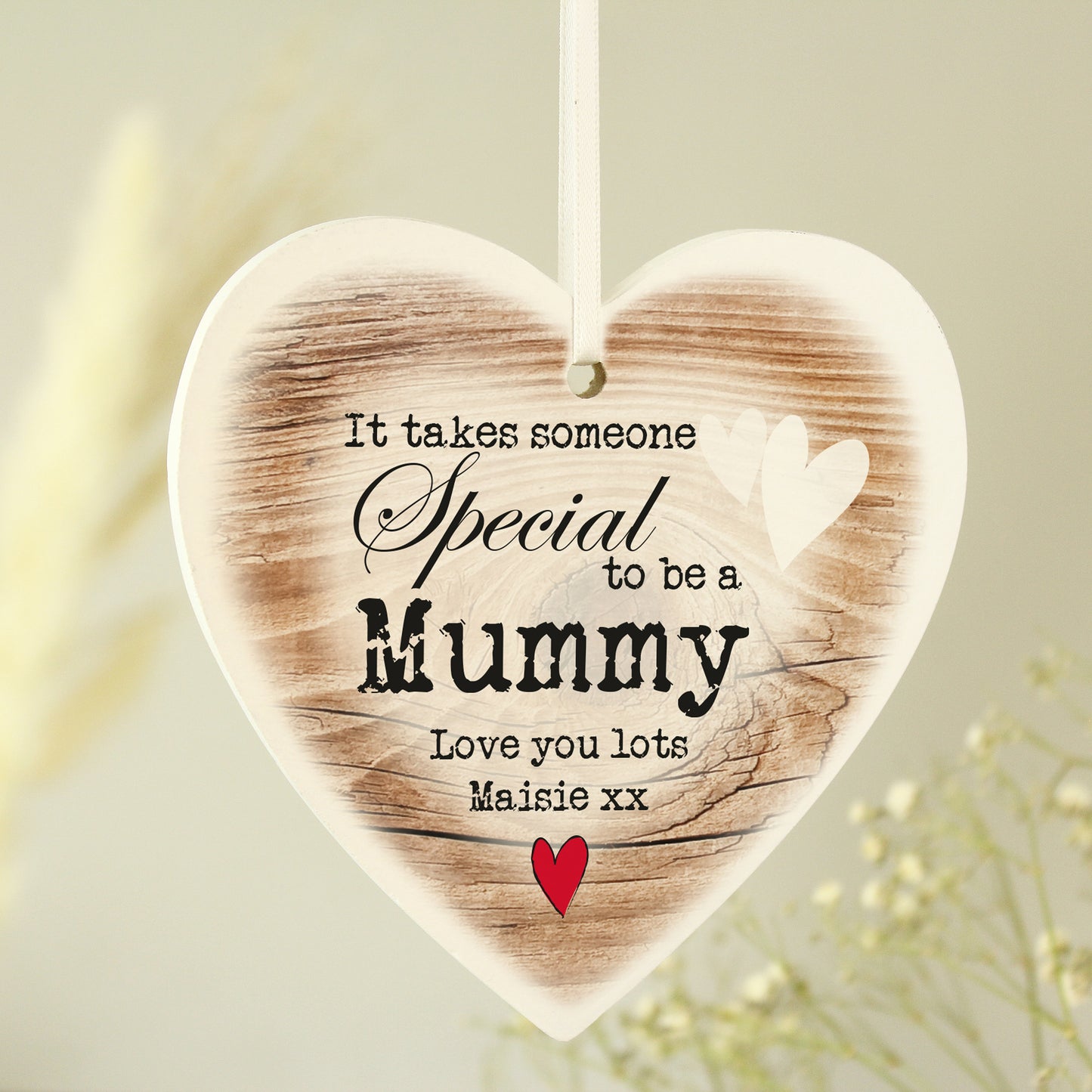 Personalised Someone Special Wooden Heart Shaped Decoration from Heartfelt Gifts