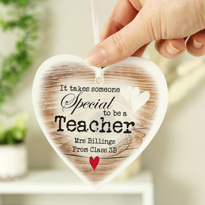 Personalised Someone Special Wooden Heart Shaped Decoration - image 4